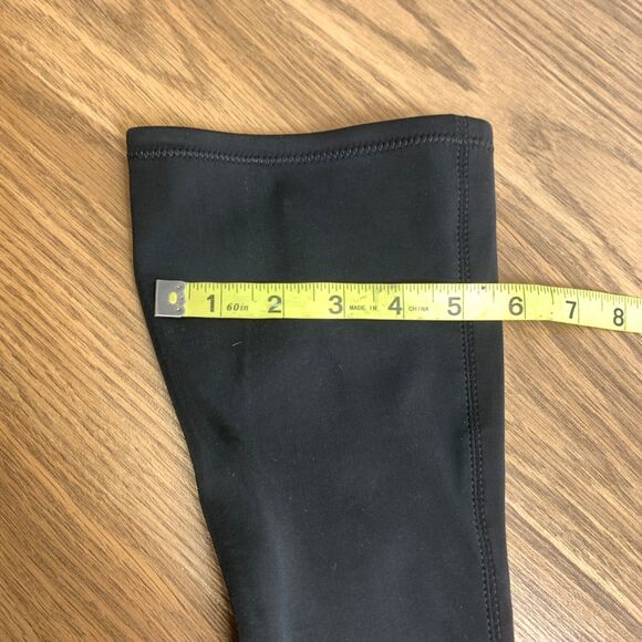 Colin Stuart Womens Sz 7.5 Platform Wedge Heel with Stretch Calf High Boot Black - Picture 12 of 12